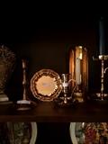 Brass and silver plate items