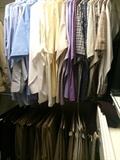 Great selection of shirts & slacks
