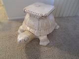 Large Plaster Turtle can be used as a plant stand inside or out