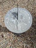 Cast iron sun dial