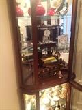 Lighted curio cabinet