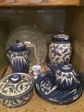 Blue & white dishes
