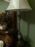 One of two matching lamps