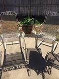 Patio spring chairs