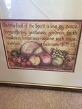 Framed scripture - Gal. 5:22-23