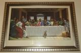 Black African American Framed Art Print "Last Supper" 