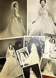 Vintage Black White Photographs of Weddings, Brides