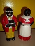 Vintage Aunt Jemima  & Uncle Moses S&P Shakers