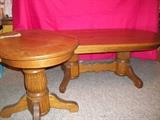 Oak End Table & Matching Coffee Table
