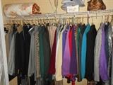 Mens' suits 42 jacket 34x31 pants Women's size 8 clothing