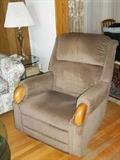 Dark tan recliner in great condition.