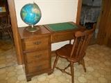 Early American student desk by Bassett Furniture.