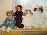 Two dolls at right are Kingstate.
