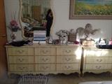 40s hollywood regency bedroom set, jewelry boxes