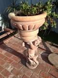 cherub flower pots