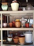 vintage bauer pots, plant pots