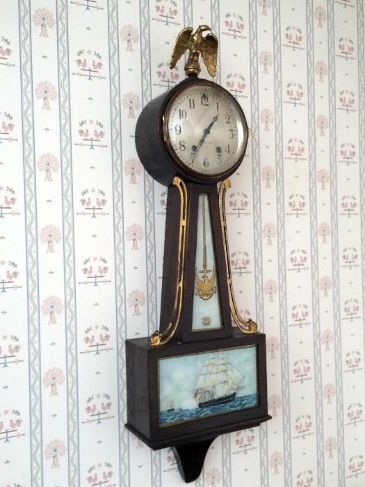 Seth Thomas Banjo wall clock 