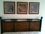 Asian Headboard - Double Bed