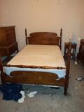 Tiger Maple Bedroom Set 1. Head/Foot/Rail Boards 2. Chest of Drawers 3. Dresser
