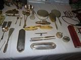 sterling silver ladies dresser set