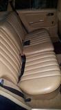 Backnowledge seat interior of Mercedes