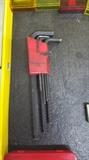 Ball end hex keys