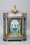 Beautiful Chinese cloisonne mantle clock.
