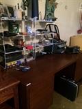 Another desk; variety of electronics