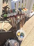 Croquet set