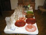 carnival, depression glassware