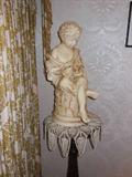 carved marble statue