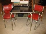 Retro table and 2 chairs
