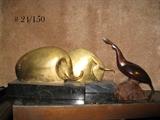 24/150 Brass animal