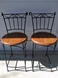 Bar Stools (Iron/Wood)