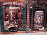 Budweiser Holiday Beer Steins in Original Boxes!