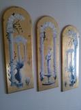 Gorgeous Art Nouveau Wall Hangers (3 Foot)