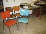 Retro chairs and table