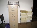 File cabinet and changing table
