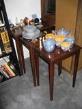 3-piece nesting table set and tea set