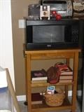 Microwave and stand etc