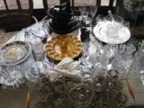 Various dishes glassware