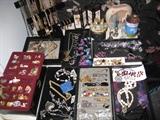 Many pieces of jewelry