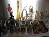 Beer steins, Retro birds, Cocktail set etc.