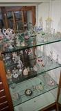 Beautiful spun glass collection
