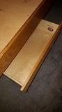 Pull out drawers in platform bed