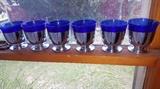 Sweet blue glass small cups