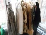 Sun Porch: A selection of vintage clothing and furs.