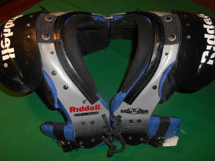 Used Riddell Evolution (60) Youth Small Football Shoulder Pads