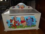 Second Floor - Bedroom #3: A WINNIE THE POOH toy chest.