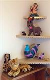 Vintage Stuffed Animals, Ceramics & More